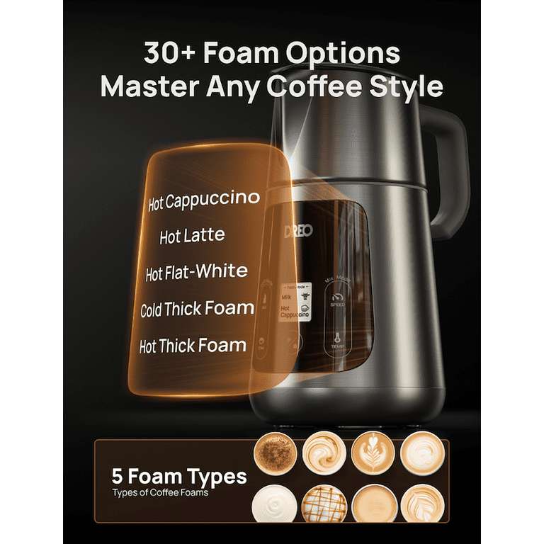 DREO All-in-One Barista Milk Frother photo 8
