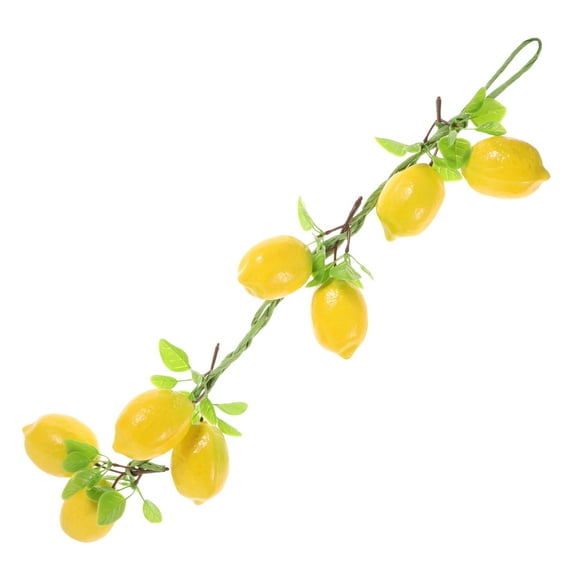 WHAMVOX  Artificial Lemons That Look Real Fake Fruit for Baby Yellow