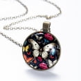 thumbnail image 6 of Butterfly Necklace Personalized Custom Photo Round Pendant Adjustable Stainless Steel Necklaces with Gift Box for Men Women Mothers Valentine's Jewelry Gift, 6 of 6