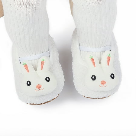 

Hunpta Toddler Shoes Bunny Girls First Pattern Soft Baby Shoes Cartoon Shoes Walking Baby Shoes