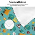 thumbnail image 5 of Lsque Trucks And Excavators Pattern Flag,Trucks And Excavators Printed Garden Flag 48 x 72 in - Double Sided Small Flags for Yard, 5 of 9