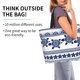 thumbnail image 2 of Balery Sea Underwater Turtles Bolsa Tote Estilo Estético con Cremalleras, Bolsa de Hombro, Bolsa de Compras Grande y Plegable, 2 of 8