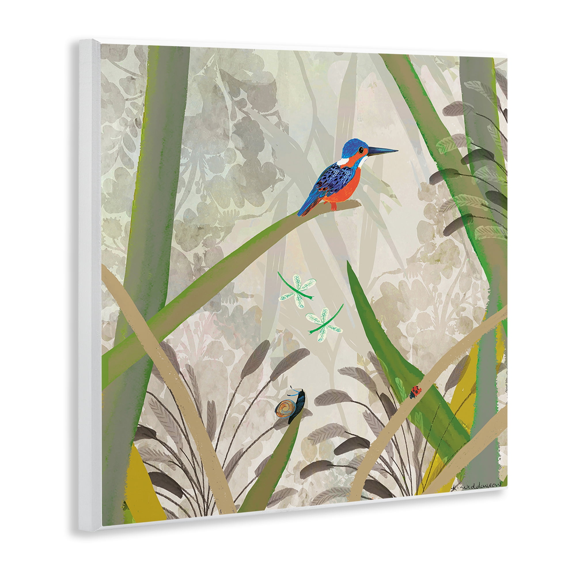 Stupell Industries Kingfisher Among Branches Wall Plaque Art, design by Kay Widdowson