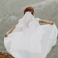 thumbnail image 6 of WHAMVOX Bride to Be Charming Bridal Veil Gauze Material Veil Bride Miss 70x8cm White, 6 of 8