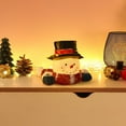thumbnail image 5 of Christmas Snowman Decorations, Resin Snowman Figures, LED Lighted Snowman Tabletop Decor for Home and Dining, Winter Festival Centerpiece with Battery Operation, 5 of 6