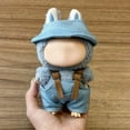 thumbnail image 4 of 17cm Doll Outfit Set for Lububu  Fashion Trendy Clothes for Vinyl Doll Change Small Dog Winter Coat, Warm Plaid Hoodie for Chihuahuas and Puppies, 4 of 9