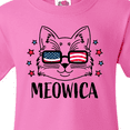 thumbnail image 4 of Inktastic 4th of July Meowica Cat in Flag Sunglasses Youth T-Shirt, 4 of 5