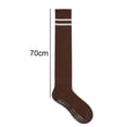 thumbnail image 2 of Bienvenido Calcetines largos antideslizantes hasta la rodilla, sin dedos, antideslizantes, para yoga, barra, pilates, hogar y ocio, 2 of 6