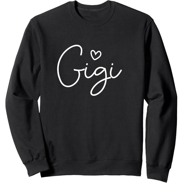Gigi - Sudadera con corazón para mujer, diseño de Navidad para abuela