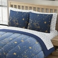 thumbnail image 7 of Kids Galaxy Bed in a Bag 7 Piece Comforter, Sham & Sheet Set Full, 7 of 7