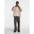 thumbnail image 3 of No Boundaries Zip Up Oversized Hoodie with Applique Detail, Men's and Big Men's XS-3XL, 3 of 7