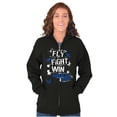 thumbnail image 4 of US Air Force Fly Fight Wind Pride Zip Up Hoodie Men's Women's Brisco Brands S, 4 of 6