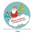 thumbnail image 2 of rollos de pegatinas decorativas para sobres, decoración para fiestas navideñas, suministros de pegatinas navideñas, 1,5 pulgadas, 2 of 5