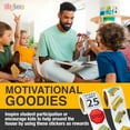 thumbnail image 4 of Playbees School Bus Stickers - 200 Pack School Bus Theme Designs - Kids' Educational Decor, Arts and Crafts, Back to School, Teacher Awards, Classroom Prizes, Learning to Drive Encouragement, 4 of 8