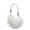 White, variant on Handwoven Seashell Bags ,Crochet Summer Bag, Boho Knitted Evening Clutch Purses, Crossbody Shoulder Bag with Pearl Strap