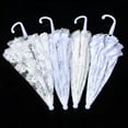 thumbnail image 3 of Savlot Lace Wedding Shooting Parasol Umbrella Lady Costume Accessory Bridal Party Decoration Photo Props, 3 of 6