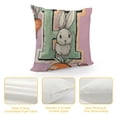 thumbnail image 4 of YINGXI Pillow Case for Home Sofa Couch Decor （Pink 12x12in, 4 of 5