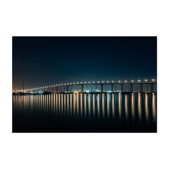 Coronado Bridge 01 - Coronado California Photography Unframed Wall Art Print 5 x 7 inches