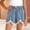 Blue-B, variant on FRSASU Girl's Denim Skirt Elastic High Waist Summer Casual Cotton A Line Mini Jean Skirts with Pockets Blue-C