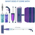 thumbnail image 7 of SUGARDAY Spray Mop for Floor Cleaning Wet Dry Mop with 2 Refillable Bottle 4 Washable Pads, 7 of 7