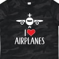 thumbnail image 4 of Inktastic Plane I Love Airplanes Boys or Girls Toddler T-Shirt, 4 of 5