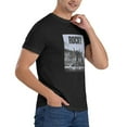 thumbnail image 5 of Men's Print With Rocky Balboa Fashion Short Sleeve T-Shirt Cotton Shirt,Black, 5 of 8