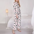 thumbnail image 5 of Wukai Cute Dinosaur Print Women's Pajama Set - Soft Long Sleeve Sleepwear for Comfort and Style-X-Large, 5 of 9