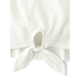 thumbnail image 3 of The Children's Place Girls Short Sleeve Tie-Front Top, Sizes XS-XXL, 3 of 3