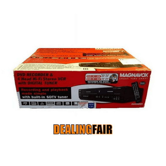 Magnavox ZV450MW8 DVD Recorder and VCR Combo with Digital Tuner (New)