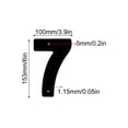 thumbnail image 2 of Cagogo House Number Sign, 3D Iron Art Metal Address Plaque for Home Door, Rust Resistant Coated Outdoor House Numbers, Personalized Custom Letters Numbers for Mailbox Fence Yard Decor, 2 of 5
