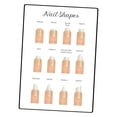 thumbnail image 3 of Tachiuwa Nail Shape Display DIY Fashion Design Nails Color Display Board Nail Art Tool F, 3 of 9