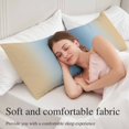 thumbnail image 5 of Blue Yellow Ombre Body Pillow Covers 20"x60", Farmhouse Modern Gradient Art Soft Brushed Microfiber Breathable Throw Pillow Covers, Pillowcase with Zipper for Couch Sofa Bedroom Living Room, 5 of 9