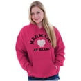 thumbnail image 3 of Mermaid Lovers Cute Seashell Heart Hoodie Sweatshirt Women Brisco Brands M, 3 of 6