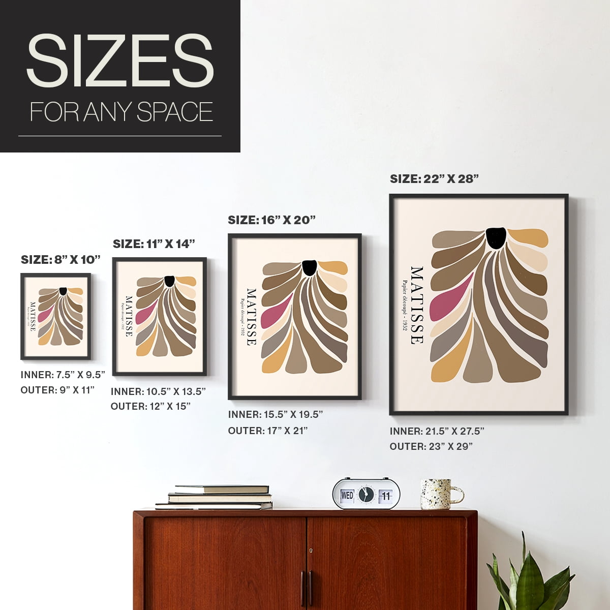 Matisse CCL in Solid Wood 22 x 28 Framed Print