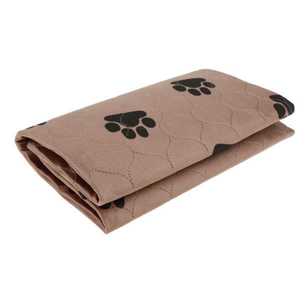 Alfombrilla Impermeable para Mascotas de Microfibra Cojín para Mascotas para de Perro - Brown L Marrón l Salvador Estera impermeable para mascotas