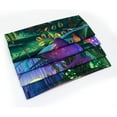 thumbnail image 4 of Minhin Blacklight Tapestry Trippy Mushroom,Butterfly Moon Tapestries,Wall Hanging for Livingroom,79" * 59", 4 of 6
