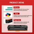 thumbnail image 5 of VIPink 10-Pack Compatible Toner Replacement for Canon 054H Color imageCLASS LBP622Cdw MF644Cdw MF642Cdw MF640C LBP620 Pritner Ink (4x Black, 2x Cyan, 2x Magenta, 2x Yellow, WITH CHIP), 5 of 8