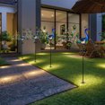 thumbnail image 4 of Pavo Real Solar Jardín Estaca Metal Pavo Real Jardín (luz Amarilla), 4 of 9