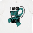 thumbnail image 4 of Inktastic I Wear Teal For My Mom Ovarian Cancer Awareness Boys or Girls Toddler T-Shirt, 4 of 5