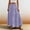 Violet, variante sur Elvqul Jupe Maxi à Volants pour Femmes Taille Élastique Jupe Trapèze Noire Ample Unie Été Jupes Évasées pour Femmes Vacances