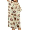 thumbnail image 2 of DISNIMO Horse Cactus Print Beach Cover Ups for Women Tropical Cowboy Print Open Front Long Kimono Swimsuit Cover up Cardigan Bikini Coverups Summer Casual Resort Wear, 2 of 6