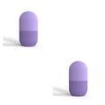 thumbnail image 2 of Vogacara Molde para cubitos de hielo facial Masajeador facial Molde para glaseado reutilizable lavable Púrpura Violeta 2piezas, 2 of 6