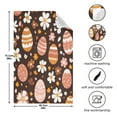 thumbnail image 3 of 6-Pack Decorative Kitchen Towels - Absorbent Dish Cloths, 28x18 Inches, Quick-Dry Polyester with Hanging Loop，Retro Groovy Easter Eggs, 3 of 7