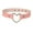 pink, variant on K-KED Gothic Collar Neckchain Choker Love Pu Necklace Collar Sexy Neck Jewelry-red