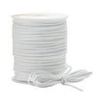 thumbnail image 1 of serony 1 Roll Leather Jewelry Making Cord Portable Replacement DIY Trimmable Solid Color Tear-resistant Necklace Anklet Thread Pipe White, 1 of 6