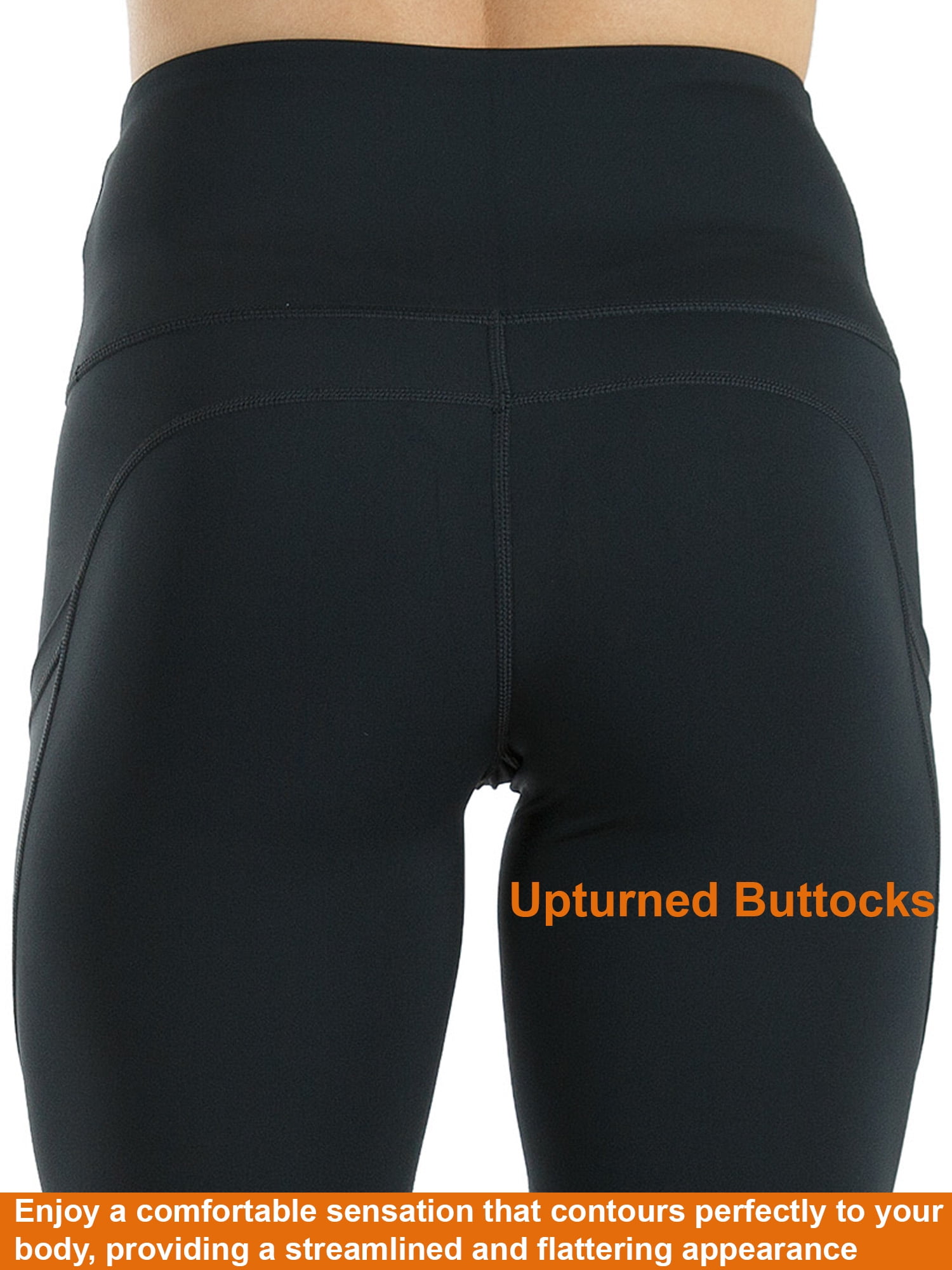 3-Pack Women's High Waist Yoga Leggings with Two Side Pockets Sports Legging Pants