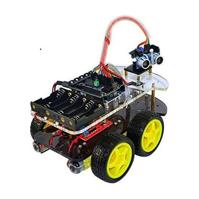 How to make a DIY Multi-functional robot car using Arduino - SriTu Hobby