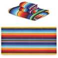 thumbnail image 2 of Coolnut Towel Set of 3, Mexican Blanket Stripes 1 Bath Towel, 1 Towel, 1 Small Square Towel, Strong Soft and Compact Absorbent Yoga Gym Hotel Excellent Choice. Washcloth Gift, 2 of 7