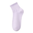 thumbnail image 2 of Womens Crew Ankle Socks Athletic Casual Cotton Socks for Women,Light Purple, 2 of 3