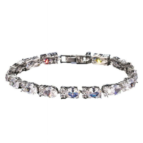 Tennis Bracelets For Women Multiple Colors Bracelets Birthstone Bracelets Sterling Silver Tennis Bracelets Charm Fine Jewelry Birthday Jewelry For Women Mom